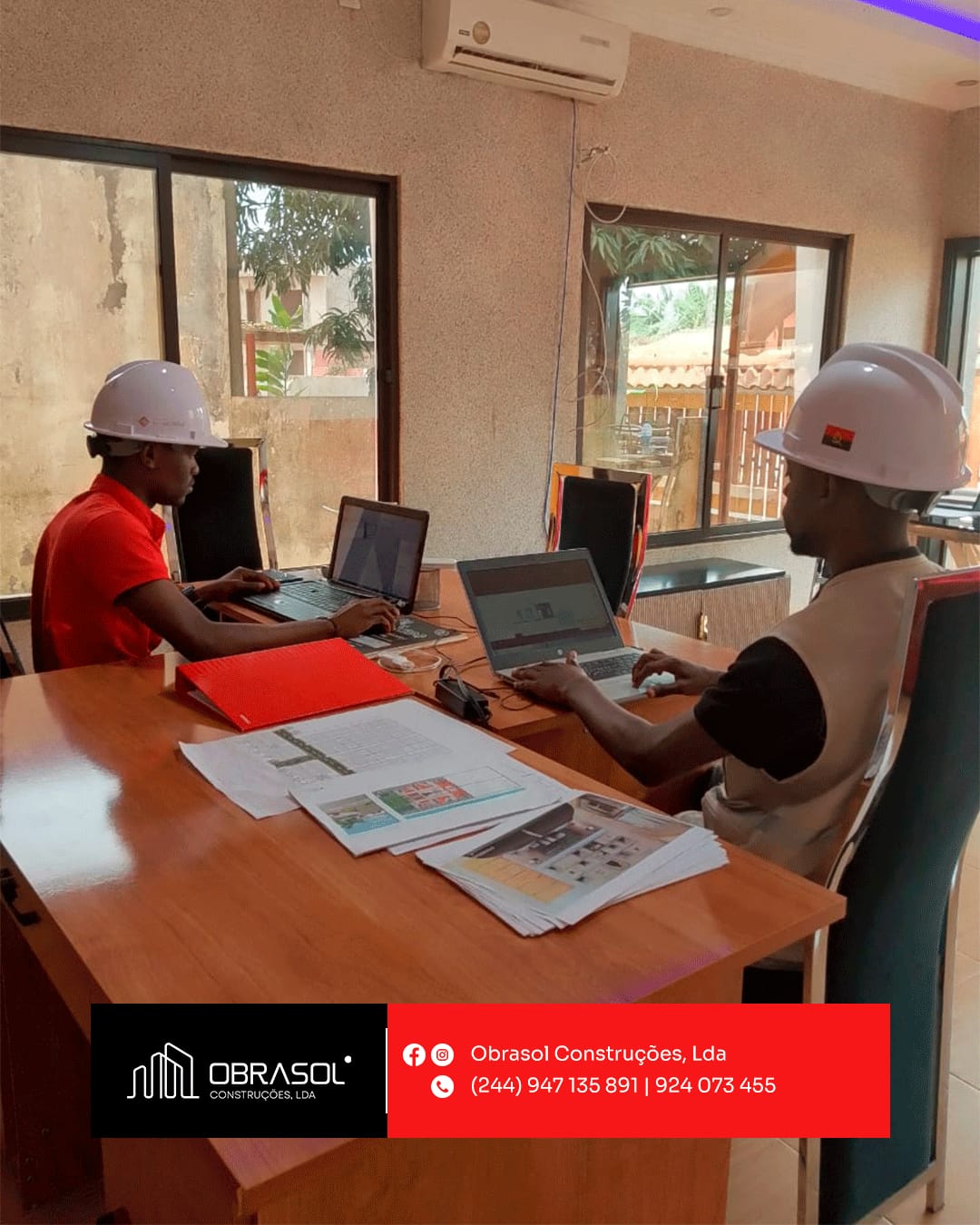 Equipa OBRASOL em obra